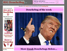 Tablet Screenshot of bigdouchebag.com